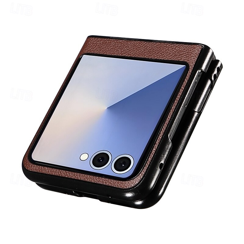 telefono Custodia Per Samsung Galaxy Z Flip 7 Z Flip 7 FE Z Flip 6 Z Flip 5 Copertura Posteriore Resistente agli urti Retrò TPU Pelle PU del 2025 a $9.99 –P9