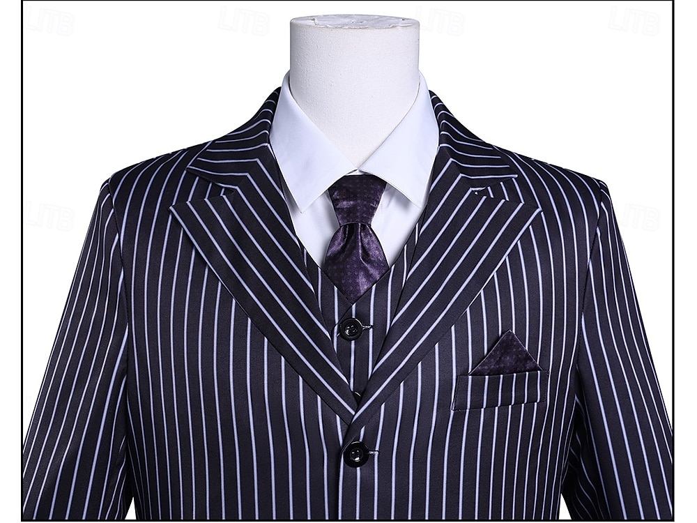 Szerda Addams Addams család Gomez Addams Jelmez Öltönyök és blézerek Szerepjáték Filmsztár jelmez for Férfi Felnőttek Mindszentek napja Teljesítmény Parti Ruha 2025 - $90.99 –P6