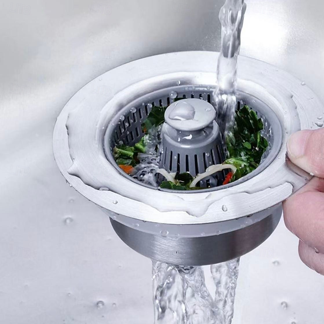 2 шт. выдвижной сливной заглушки из нержавеющей стали для мойки – нажимной фильтр-пробка, антизасорный, универсальный фильтр для кухонной раковины 2026 - $13.19 –P5