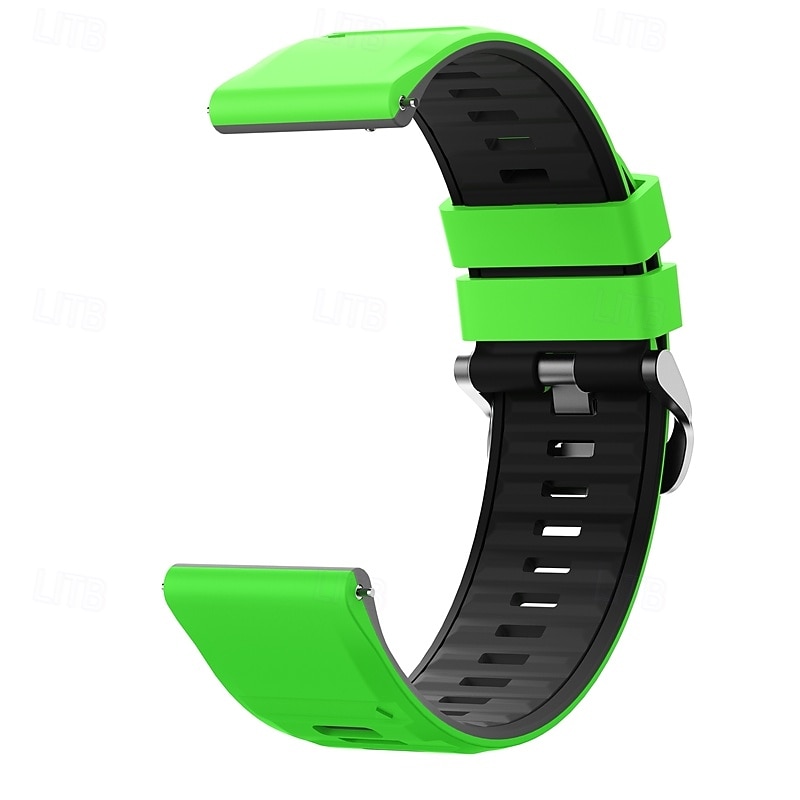 Pulseiras de Relógio para Samsung Galaxy Watch Ultra 47mm, Watch 8 Classic 46mm, Watch 6 Classic 47mm, Watch 5 Pro 45mm, Watch 4 Classic 47mm Aço Inoxidável Silicone Substituição Alça Dois tons de 2025 por $12.99 –P7