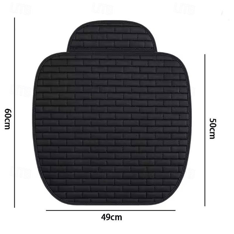 2026年 ユニバーサル亜麻カーシートカバー 通気性リネン生地 フロントリアシートクッションプロテクター 自動車内装 メンズ カーアクセサリー  コレクション – $8.49 –P10