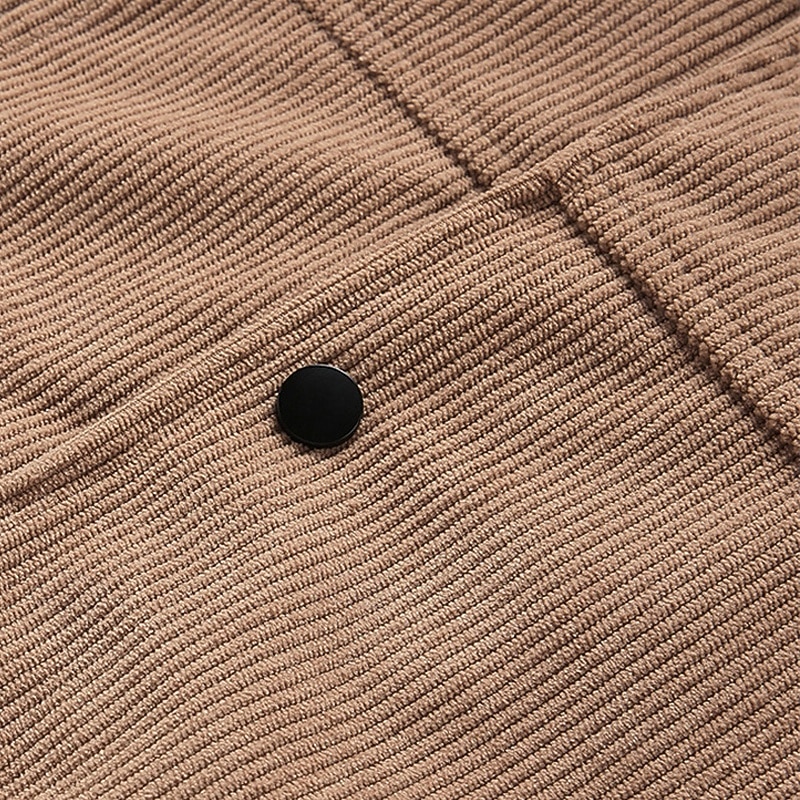 Per uomo Giacca Leggera Giacca in Velluto a Coste Giacca Casual Vacanza Quotidiano Caldo Tasca Primavera Autunno Semplice Moda Classico Bavero Regolare Nero Cachi Verde militare Beige Giacca del 2025 a $37.99 –P5