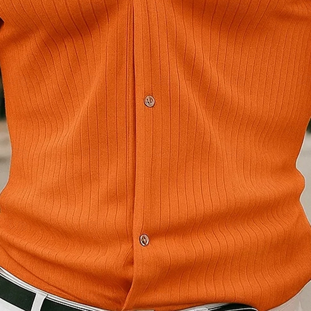 Per uomo Camicia Maglia a coste Camicia Estiva Camicia casual Camicia con Bottoni Nero Bianco Rosa Arancione Verde Manica Lunga Semplice Bavero Vacanza Casuale Abbigliamento Moda Moderno Casual del 2025 a $23.99 –P3