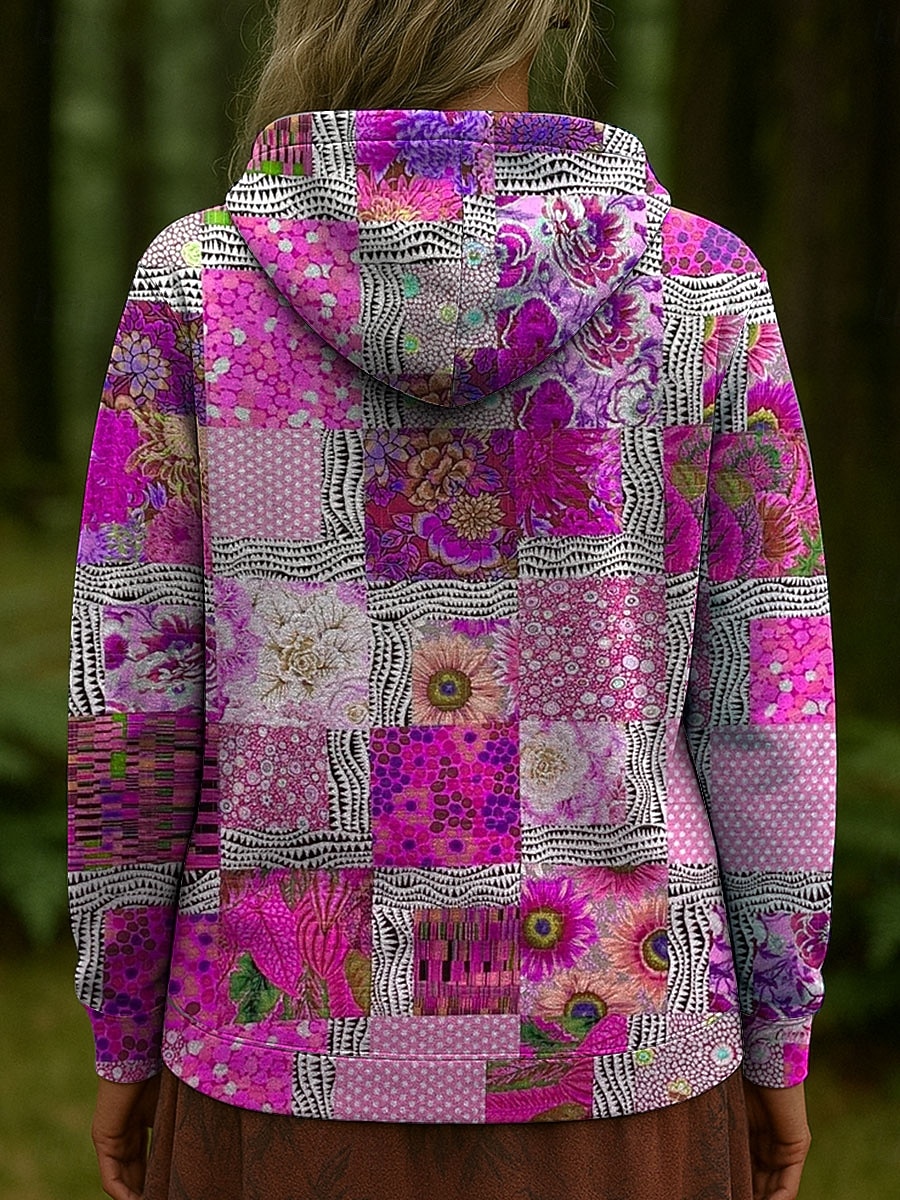 Női Pulóver Hoodie pulóver Virágos Grafika Alkalmi Hosszú ujj Kapucni Normál felsők Party estélyi viselet Utca Hétköznapi Arcpír rózsaszín Medence Narancssárga Lóhere Tavasz Ősz Tél 2025 - $28.99 –P2