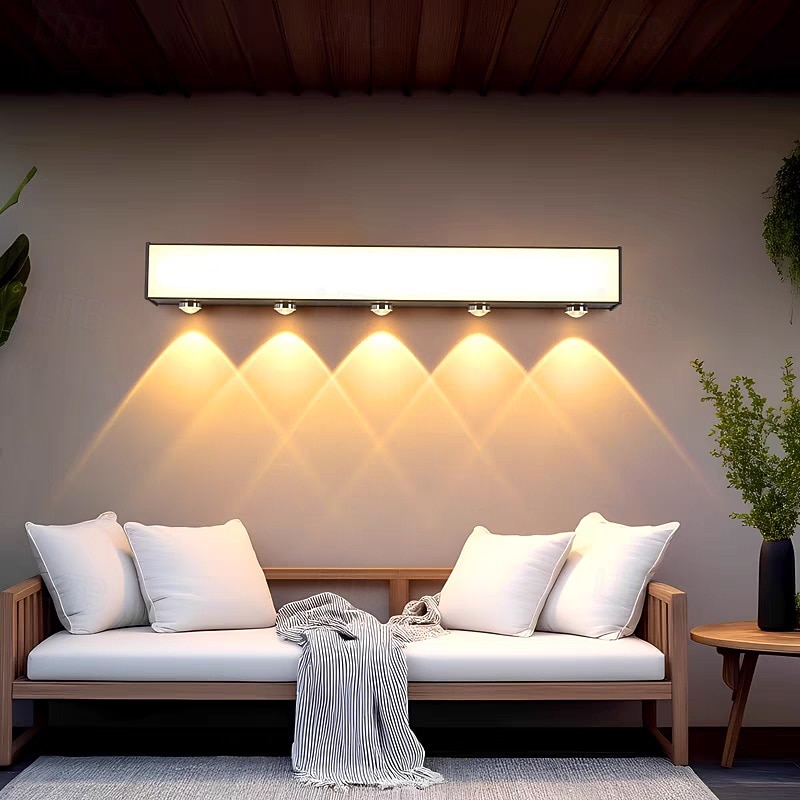 Светодиодный настенный светильник, алюминиевый, водонепроницаемый, IP65, настенный светильник для сада, декоративный настенный светильник для балкона 2025 - $158.45 –P4