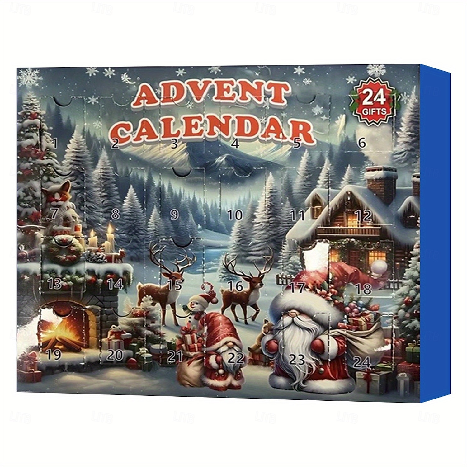 2025年 クリスマス ドワーフ ノーム 到着カレンダー 2025 3D ドワーフ クリスマス カウントダウン カレンダー デコレーション 24 体のドワーフ人形付き 女性 大人 子供へのクリスマス ノーム ギフト  コレクション – $29.99 –P2