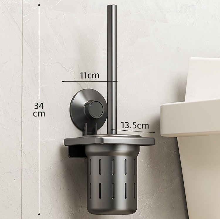 ёршик для унитаза и держатель, держатель для бумажных полотенец, набор аксессуаров для ванной на присоске, настенные аксессуары для ванной комнаты 2025 - $28.99 –P1