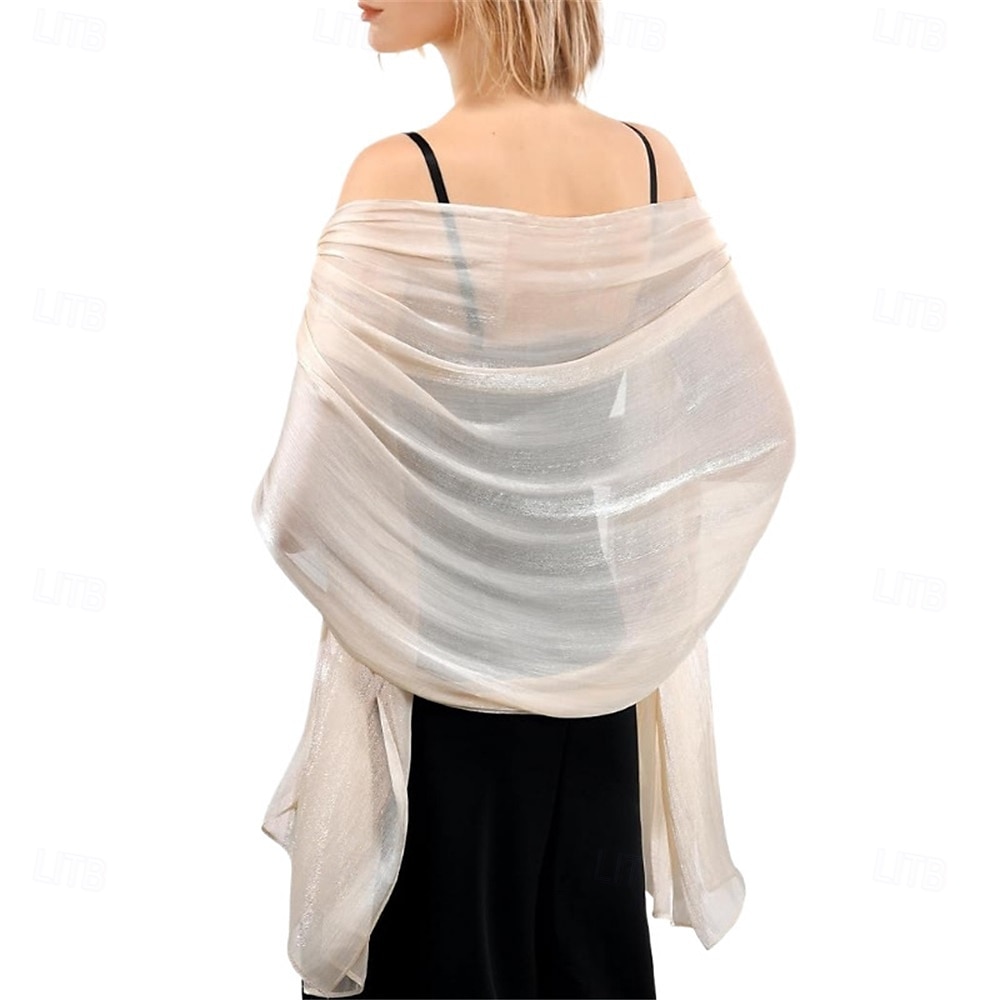 pashmina-sjaler og sjal til aftenkjoler for kvinner, bryllupssjal, brudeskjerf til kvinner, brudepikeskjerf 2025 - $27.99 –P8