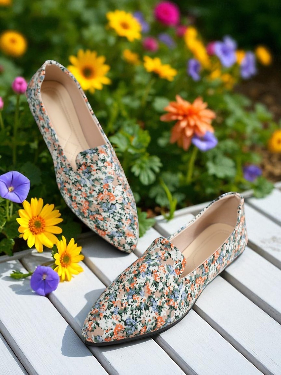 Chaussures plates rouges à bout pointu pour femmes – mocassins élégants à enfiler pour Noël, les fêtes et les tenues décontractées du quotidien de 2025 ? $19.99 –P3