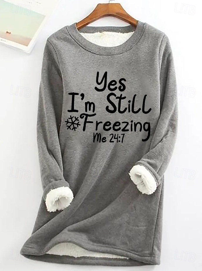 Pentru femei Hanorac pulover Imprimeu Scrisă Casual Confort Manșon Lung Stil Nautic Rotund Topuri obișnuite Stradă Zilnice Albastru piscină Negru Galben Roz Îmbujorat Roșu-aprins Toamnă Iarnă 2026 - $27.99 –P6