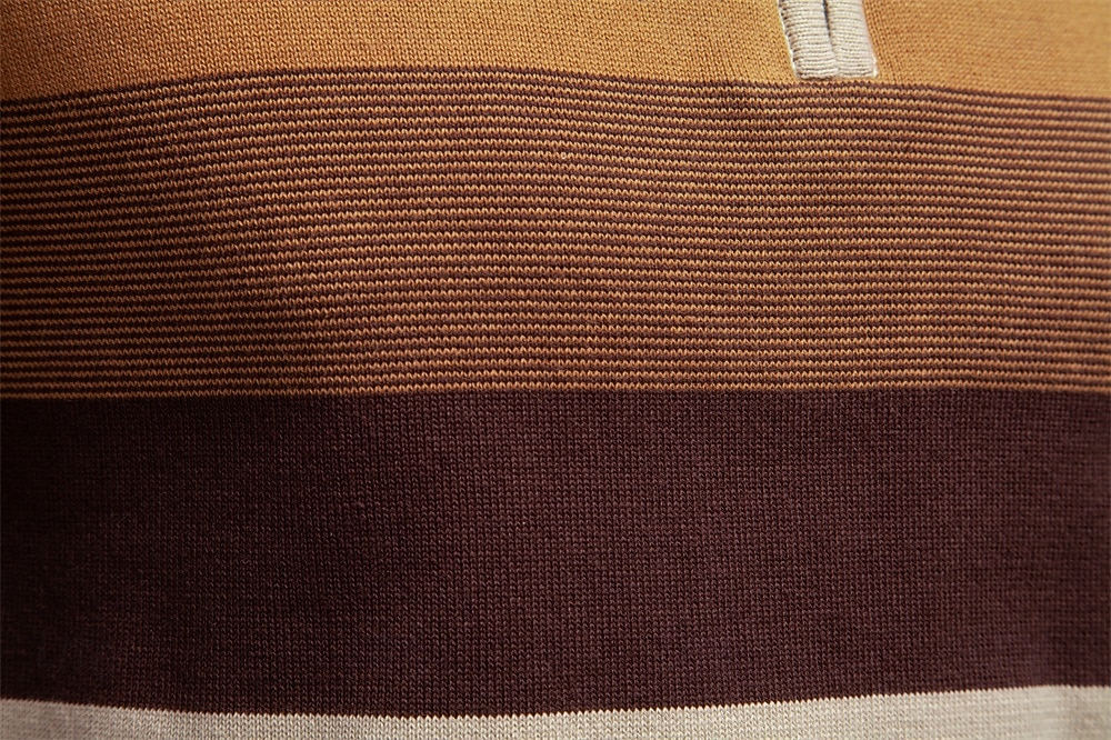 Homme Pull Tricoter Hauts Réguliers Demi-zip Bandes Rayé Col montant ancien Frais École Vacances Vêtement Tenue Printemps Automne Noir Violet S M L de 2025 ? $50.99 –P14