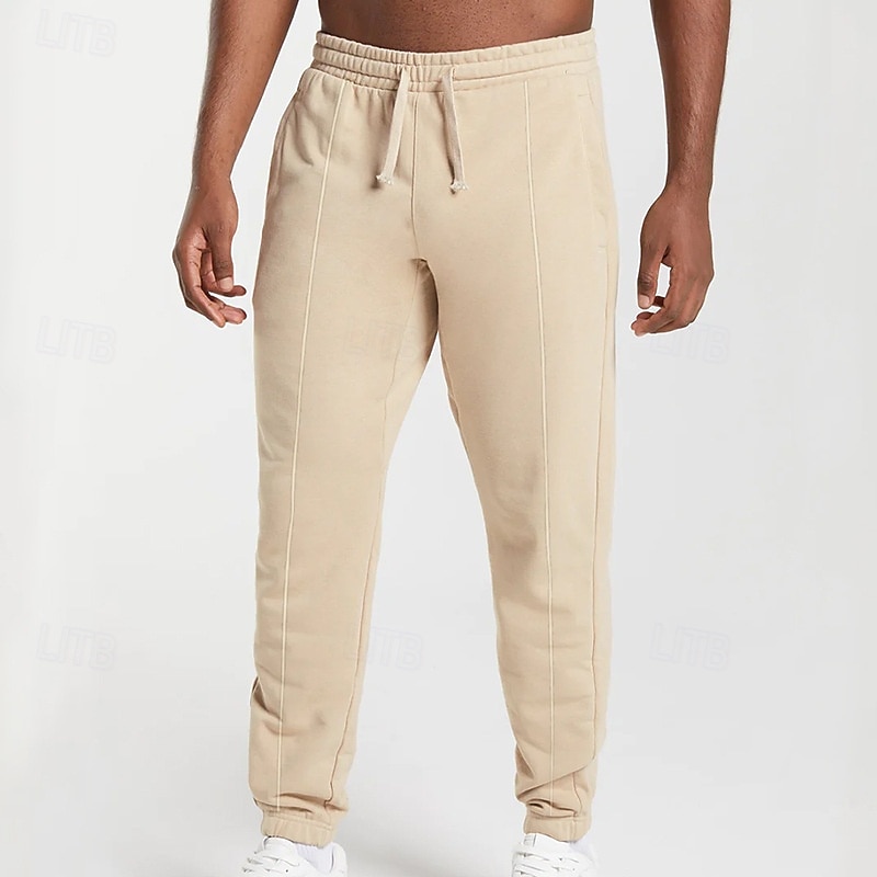 Herren Jogginghose Hose Kordelzug Tasche Elastischer Bund Einfach Komfort Atmungsaktiv Täglich Outdoor Ferien Urlaub Mode Blau Schwarz Mikroelastisch 2026 - $22.99 –P27