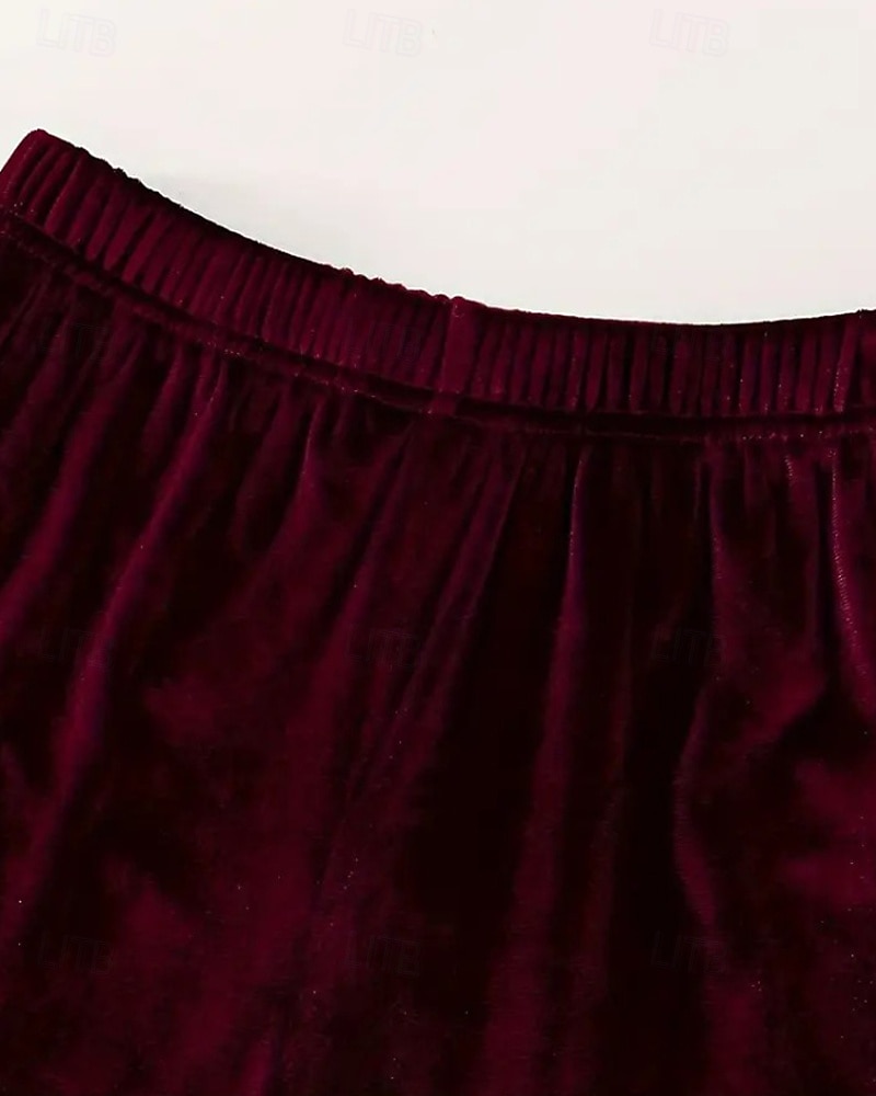 Dam Aktiv Streetwear Blus Huvtröja Byxuppsättningar Långärmad Huva Ensfärgat Rynkad Semester Dagliga kläder Rodnande Rosa Vin Blå Höst Normal 2025 - $31.99 –P9