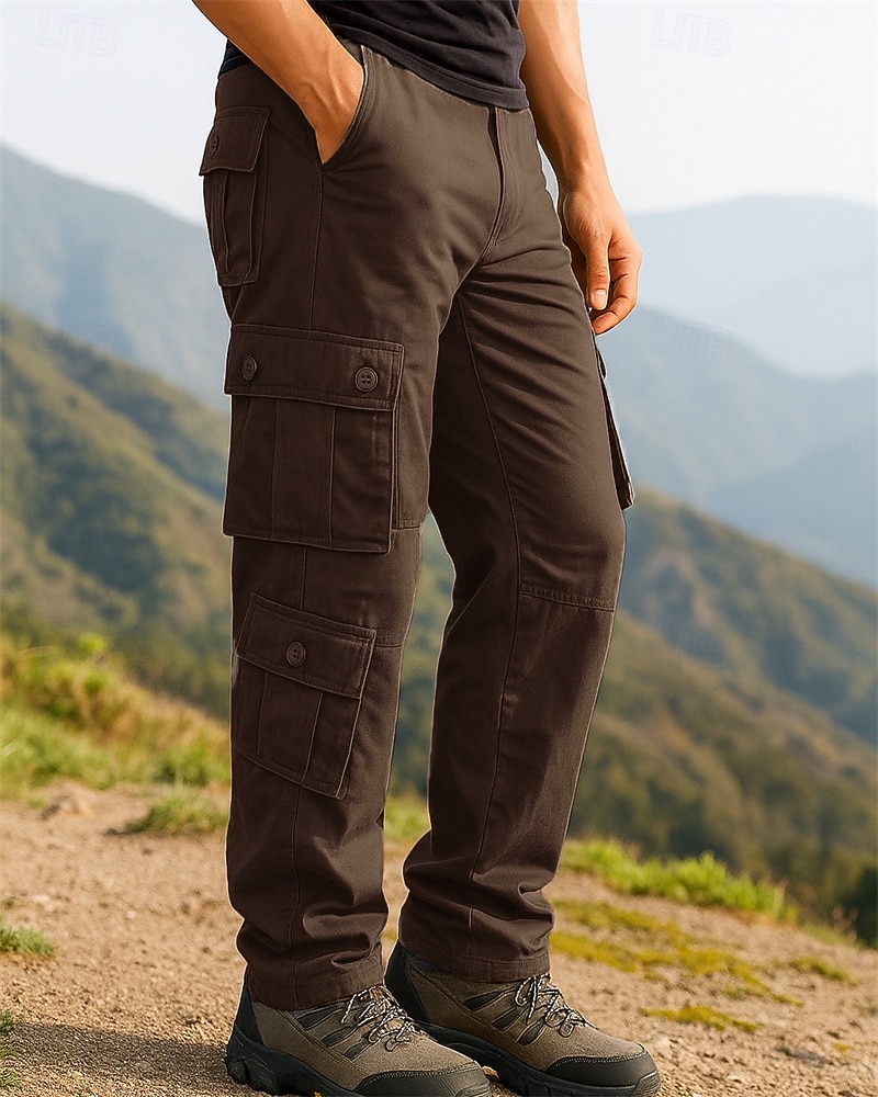 Voor heren Combatbroek Cargohosen Wandelbroek Camouflage Kleur Buiten Normale pasvorm waterdicht Winddicht Broeken / Regenbroek / Overbroek Zak jungle camouflage Legergeel Katoen Kamperen&Wandelen 2025 - $35.99 –P6