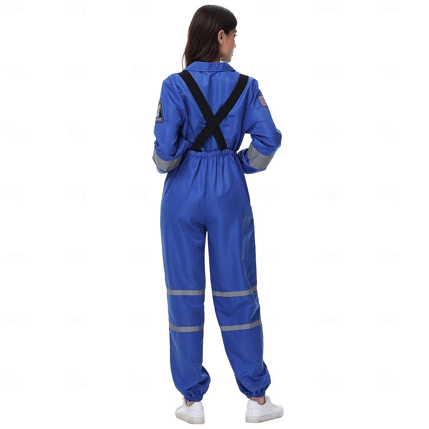 Astronaut předvečer Všech svatých Cosplay kostým Kombinéza předvečer Všech svatých Dospělé Pro páry Pánské Dámské předvečer Všech svatých Karneval Párty Plesová maškaráda Jednoduché Halloweensk 2025 - $54.99 –P2