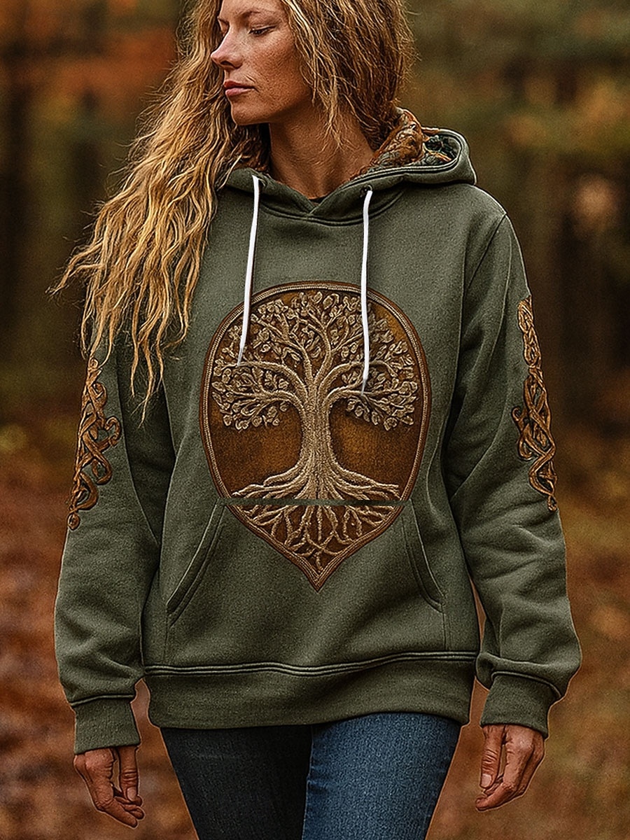 Női Pulóver Hoodie pulóver Grafika Színes Alkalmi Hosszú ujj Kapucni Normál felsők Party estélyi viselet Utca Hétköznapi Arcpír rózsaszín Medence Bíbor Lóhere Khakizöld Tavasz Ősz Tél 2025 - $27.99 –P1