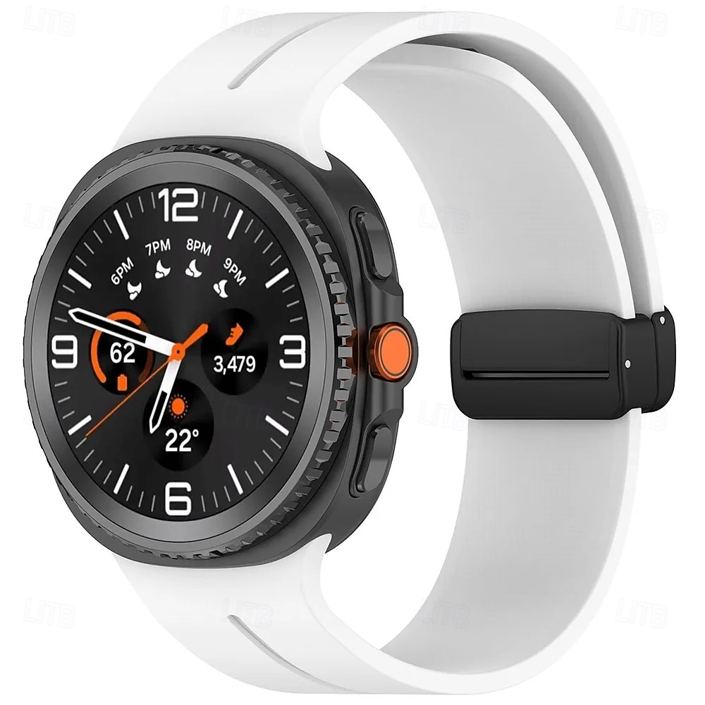 Correa clásica de silicona con hebilla magnética para Samsung Galaxy Watch 8 (44 mm y 40 mm) 2026 - $15.99 –P6
