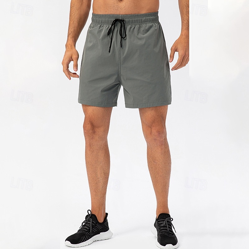 Муж. Шорты для бега Тренировочные шорты С карманами Завышенная Нижняя часть Одежда для спорта и отдыха Для спортивного зала Тренировка Быстровысыхающий Легкость Тренажерный зал Баскетбол Спортивная 2025 - $25.99 –P5