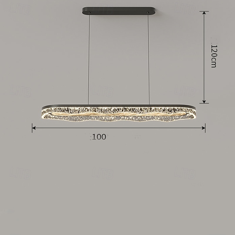 Island Design Pendant Light 100cm Metal Modern Style Metal Island Electroplated Painted Finishes Modern Island 2025 - $617.49 –P2