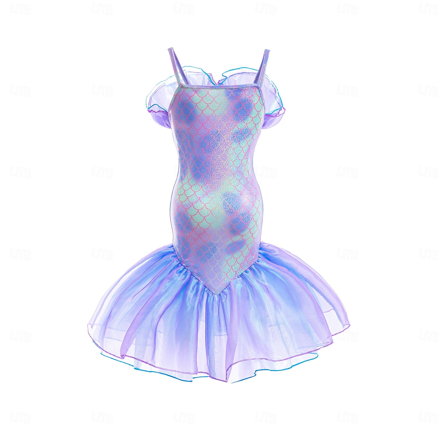 Book Week 2026 The Little Mermaid Little Mermaid Mermaid Tail Aqua Princess Dress  Halloween Dress Cosplay Costume Theme Party Costume Cosplay Movie Cosplay for Girls' Kid's Carnival Masquerade 2026 - $37.99 –P3
