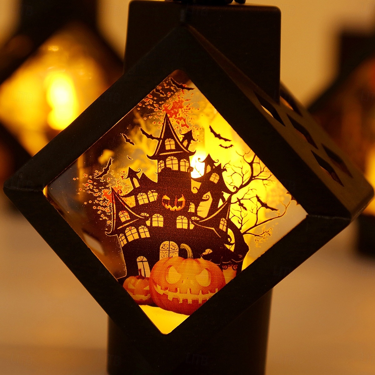 1 kpl 13,5 cm halloween led-kynttilä tuulivalo koriste halloween juhlatarvikkeet tunnelmakoriste valoriipus 2025 - $4.99 –P5