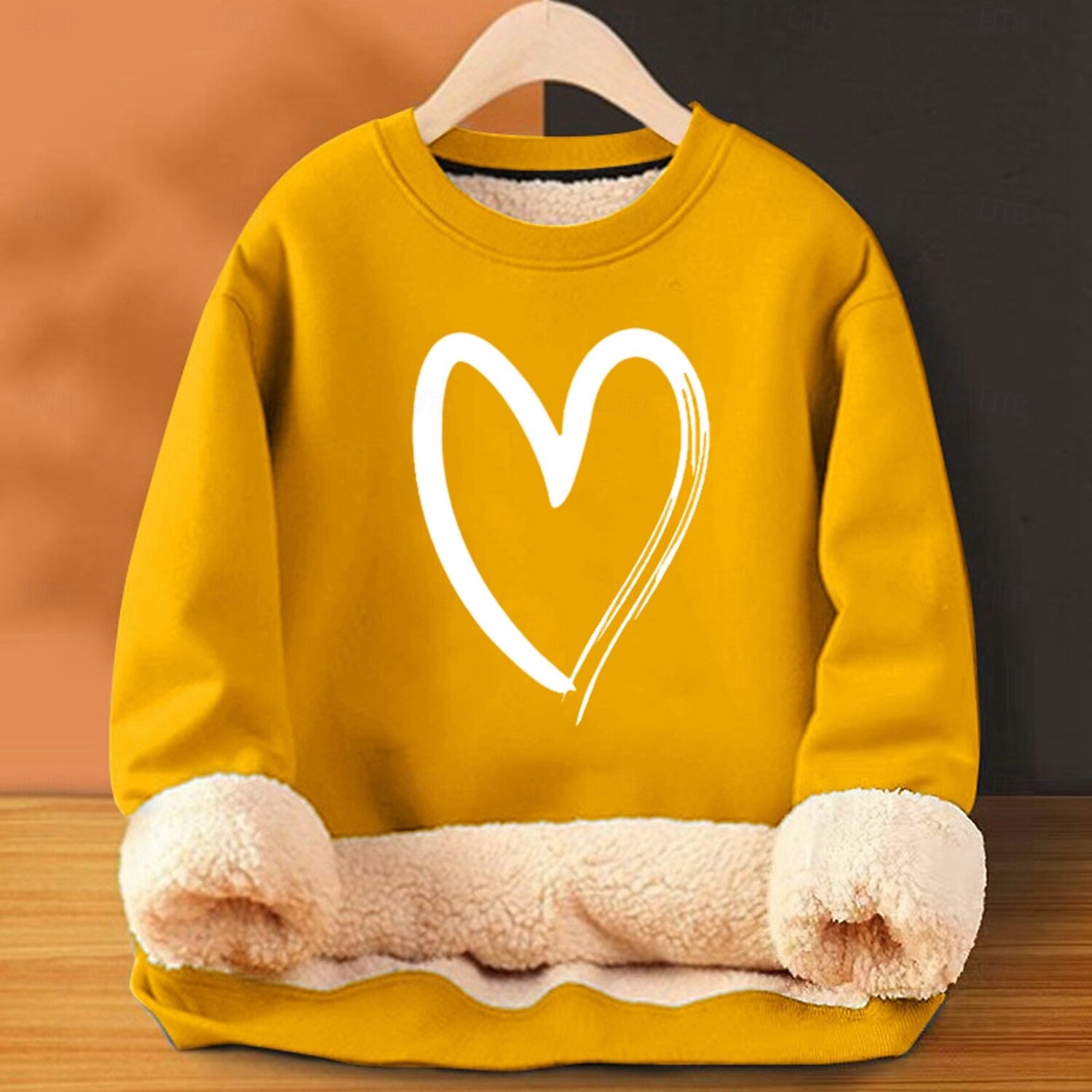 Per uomo Felpa in pile Nero Giallo Rosso Arancione Grigio chiaro Girocollo Cuore Semplice Stampe Grafiche Stampato Casuale Quotidiano Uscire Poliestere Streetwear Casual Autunno Inverno Abbigliamento del 2025 a $18.49 –P10