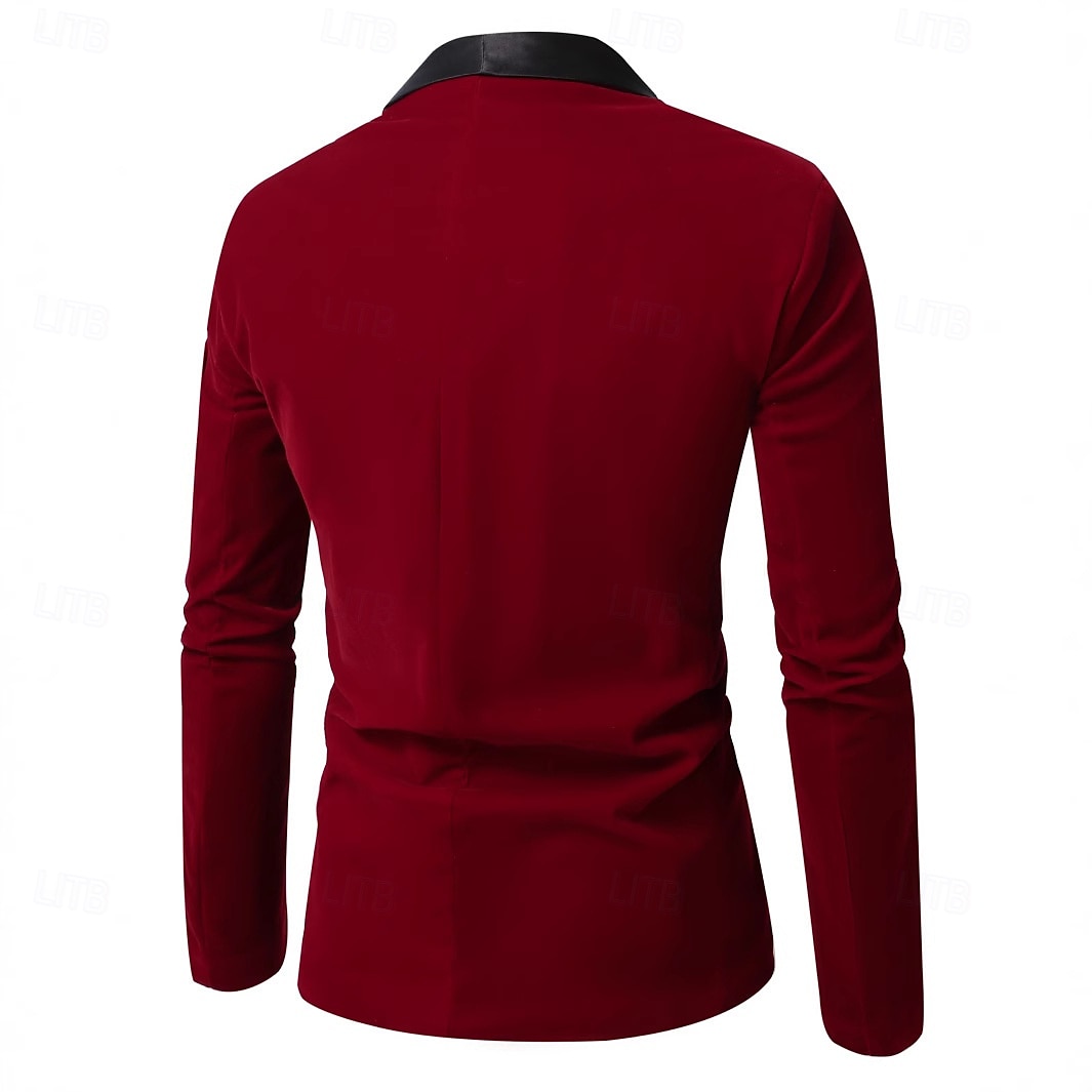 Retro vintage Roaring jaren '20 Jaren 1920 Smoking Pakken en blazers The Great Gatsby Heer Effen Kleur Kostuum Voor heren Carnavalskostuum Kerstmis Carnaval Nieuwjaar Cocktailparty Thema feest 2026 - $59.99 –P4