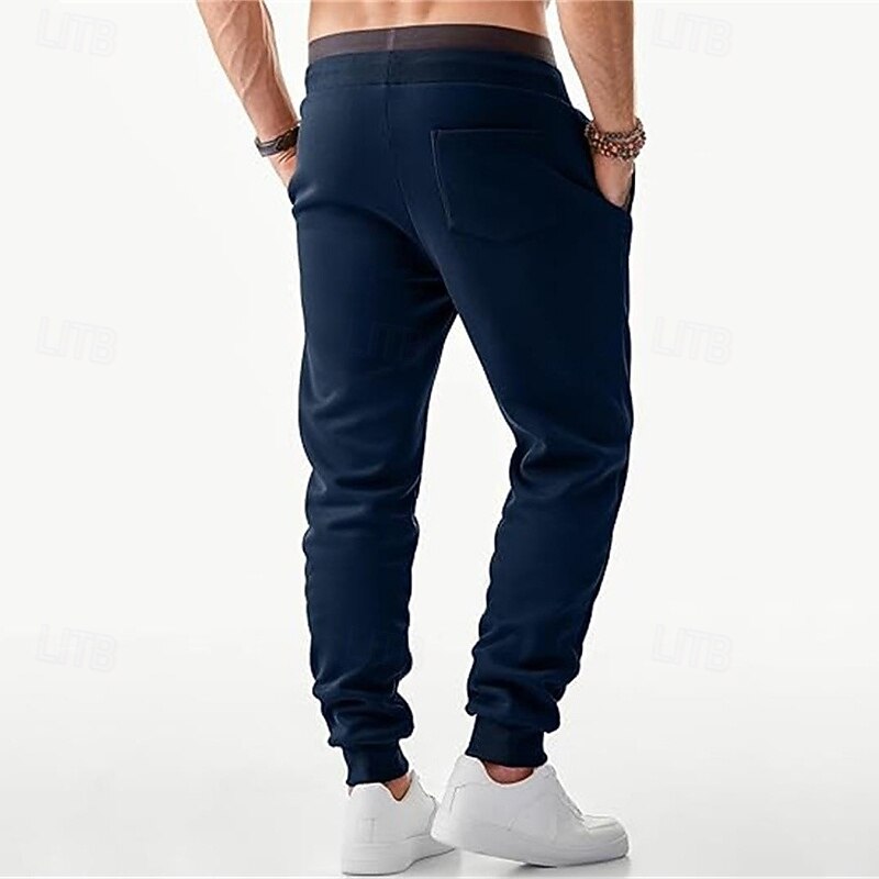 Per uomo Pantaloni in Pile Pantaloni da tuta Joggers Pantaloni invernali Pantaloni Coulisse Tasca Elastico in vita Semplice Comodità Caldo Sport all'Aperto Quotidiano Moda Casual Nero Giallo del 2025 a $21.99 –P15
