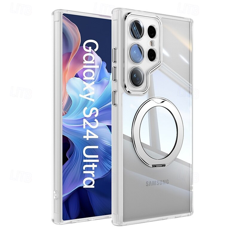 Phone Case For Samsung Galaxy S26 Ultra Plus S25 Ultra S24 Ultra S23 Ultra S24 FE Back Cover Magnetic Kickstand Shockproof Armor TPU 2026 - $15.99 –P6