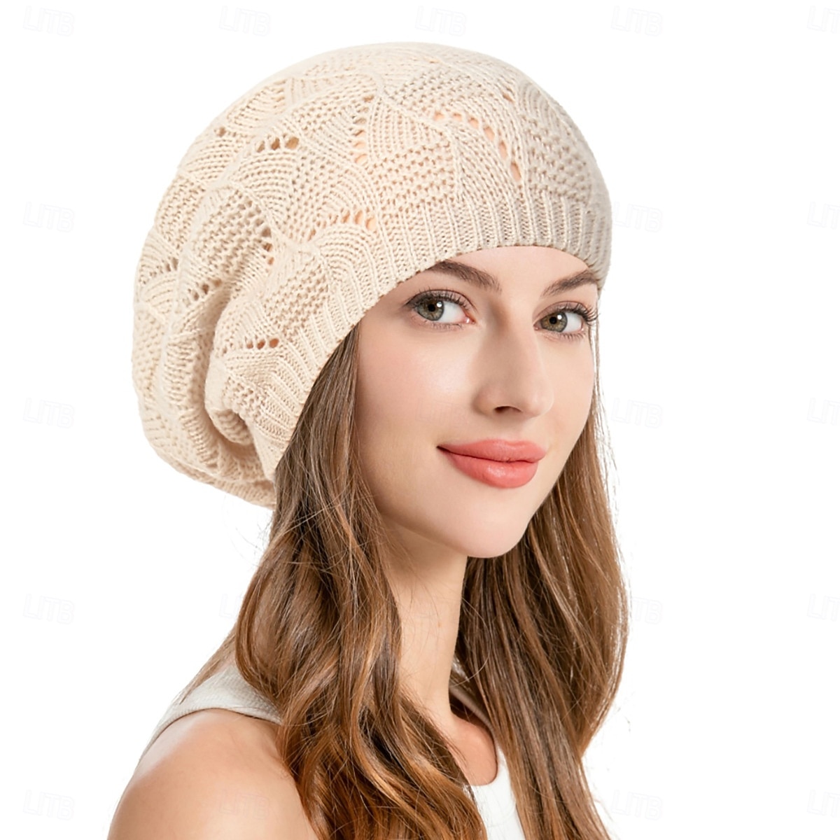 Dames Hoed Meloen Cap draagbaar Ademend Buiten Straat Gebreid Heldere kleur 2026 - $5.99 –P5