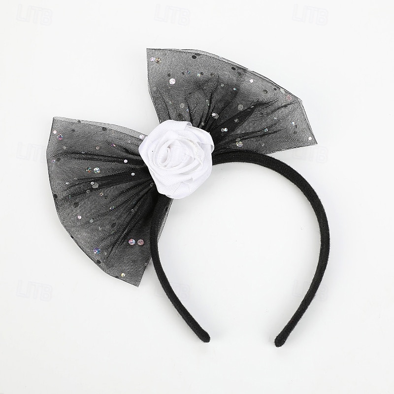Bambini Ragazze Accessori per capelli Dolce Quotidiano Ferie Floreale Fiocco Nero Bianco del 2025 a €1.98 –P6