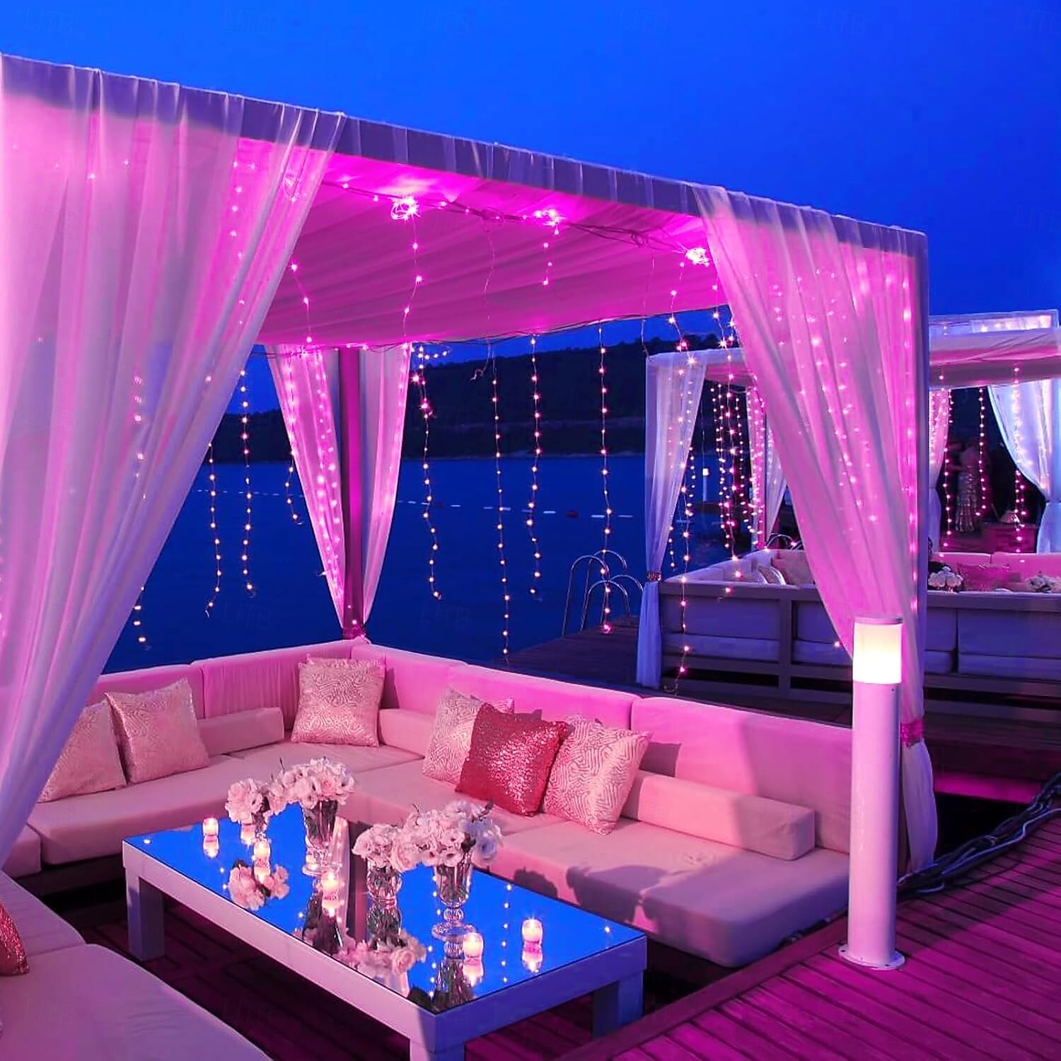 2 ks 10M/33FT 100 LED Korálky Venkovní IP44 Voděodolné Solární Fairy Světelný Řetěz Halloween Svatební Valentýna Dvůr Trávník Zahrada Festivalová Atmosféra Dekorace Měděný Drát Světlo 2026 - $14.49 –P4