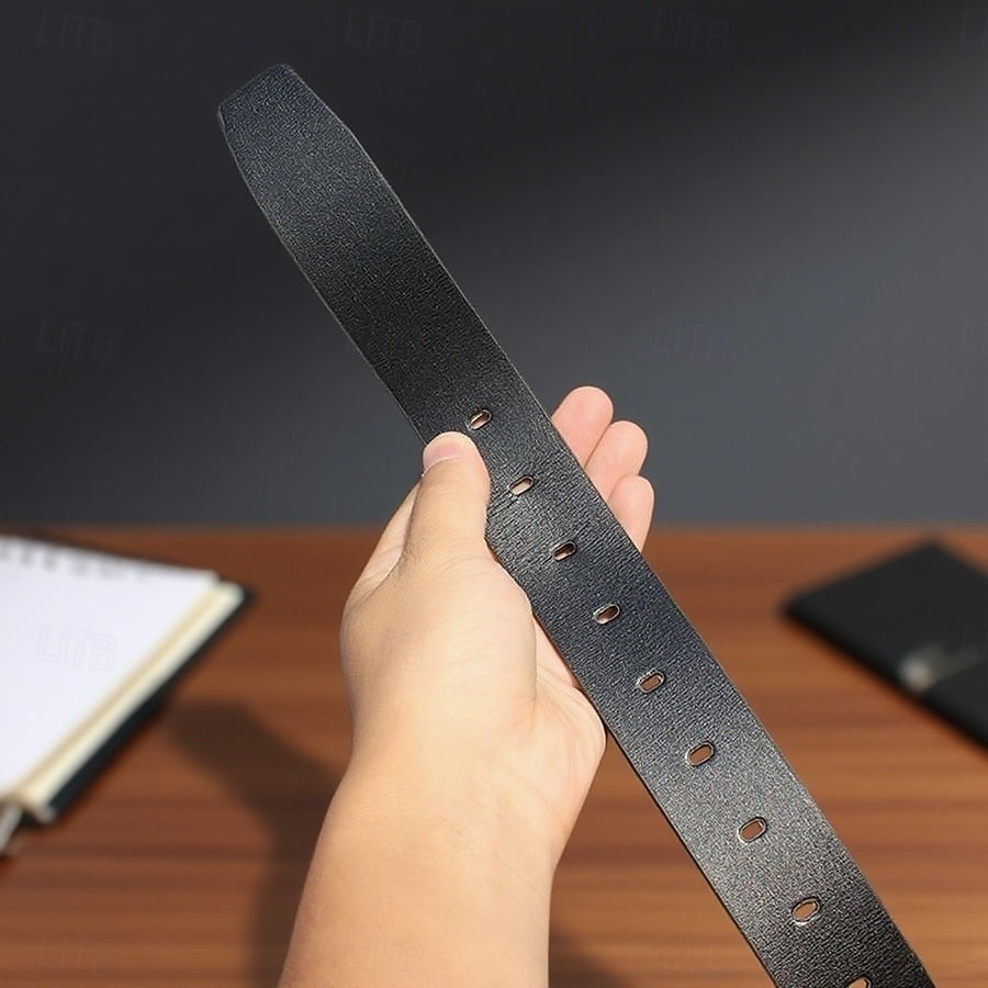 Herr Skärp Midjebälte Svart 8 PU läder Legering Modernt Modernt Enfärgad / vanlig färg Semester Dagliga kläder Ledigt / vardag 2025 - $7.49 –P2