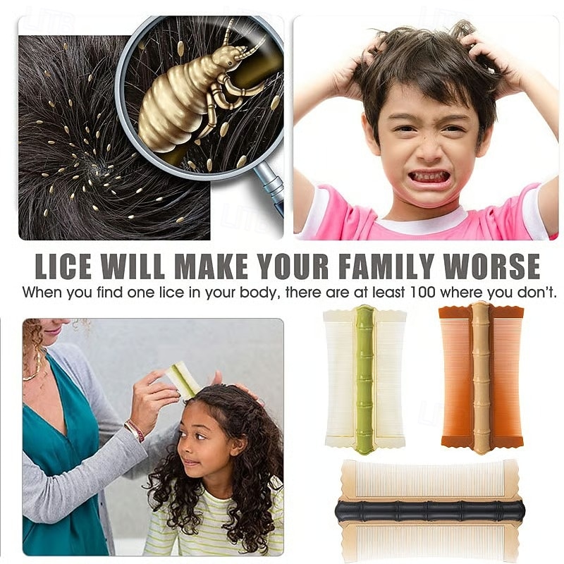 Lice Comb Ultra Fine Tooth Hair Brush For Kids And Adults Effective Nit Removal Dandruff Cleaner Dense Metal Teeth Scalp Care Tool Durable Easy Cleaning 2026 - $9.99 –P3