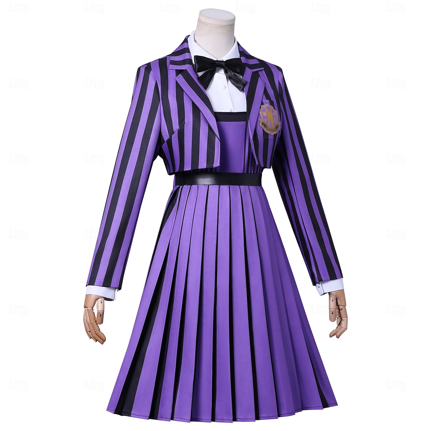 Gotycki horror Mroczna Akademia Kostium Mundurki szkolne Fantazyjne przebranie Cosplay Kostiumy z filmów for Damskie Doroślu Halloween Karnawał Spektakl Impreza Sukienka 2025 - $87.99 –P4