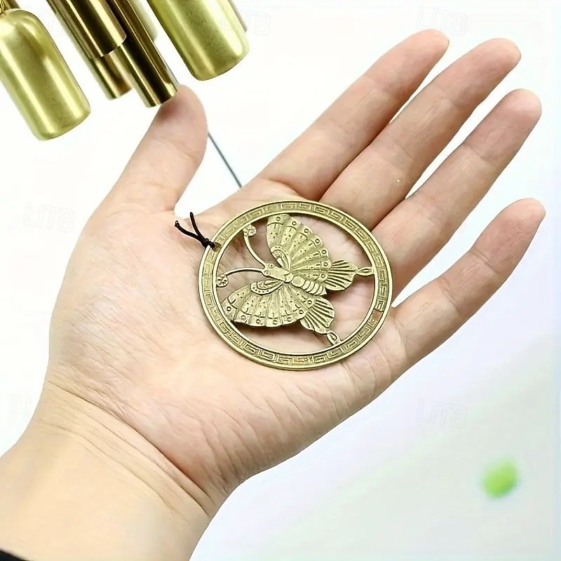 dzwonki wietrzne z miedzianymi dzwonkami, antyczne aluminiowe rurki do użytku na zewnątrz, trwałe, odporne na rdzę dzwonki wietrzne do ogrodu, na patio i do dekoracji domu 2026 - $19.99 –P2