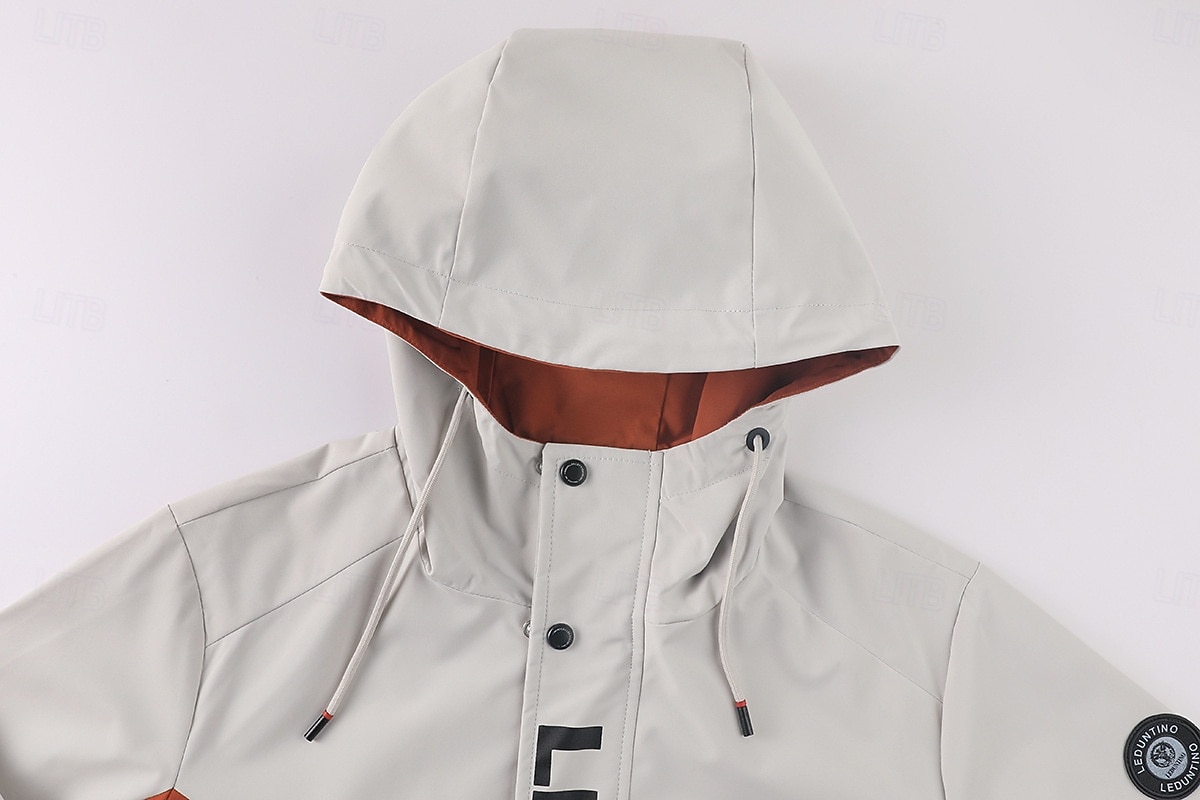 Homens Jaqueta de Inverno Casaco esportivo Jaqueta de Trilha Jaqueta corta-vento Esportes Casual Prova-de-Água Jaqueta Corta-Vento Zíper Bolsos Outono Inverno Côr Sólida Bloco de cor Ativo Com Capuz de 2026 por $59.99 –P6