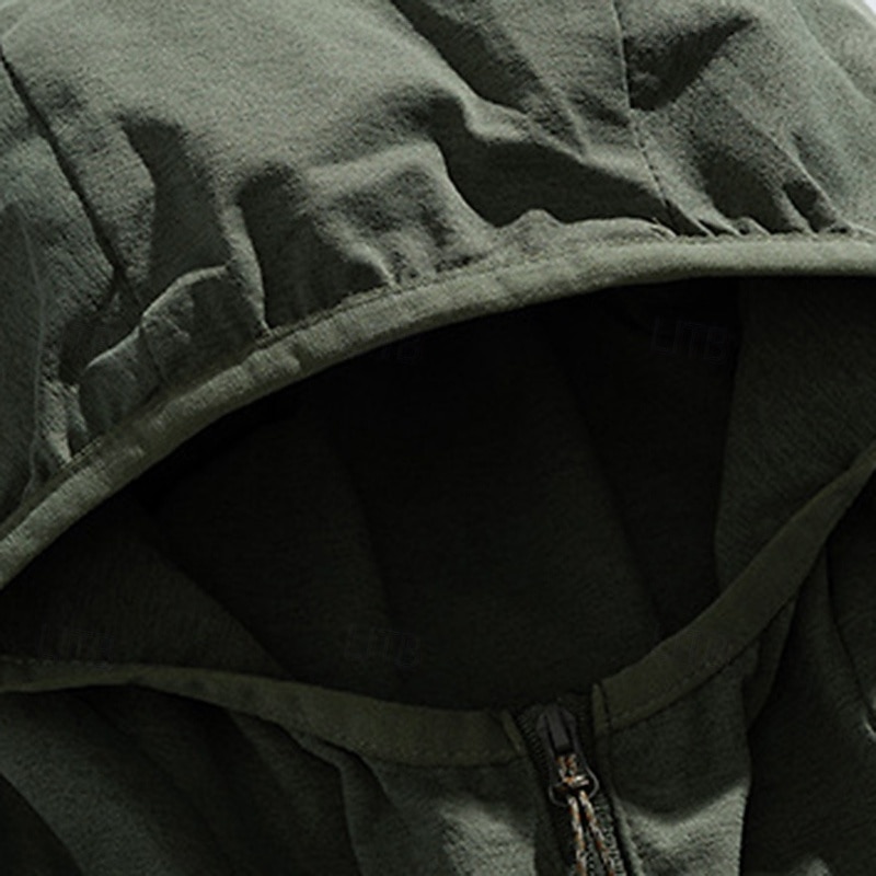 Men's Hiking Shirt UV Protection Shirt Long Sleeve Top Outdoor UV Sun Protection Quick Dry Breathable Spring Autumn / Fall Polyester Dark Grey Light Grey Green Tennis Camping / Hiking / Caving Running 2026 - $41.99 –P13
