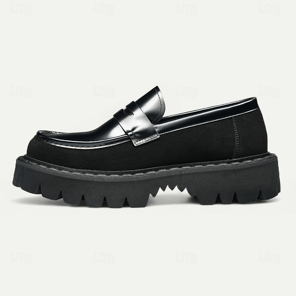 Мужские пенни-лоферы из натуральной кожи, винтажные коричневые, деловые, повседневные туфли для повседневной носки и вечерних мероприятий 2026 - $109.99 –P1