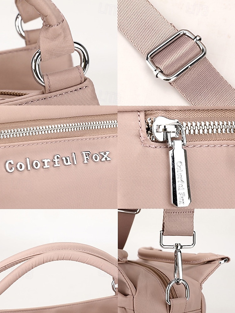 Women's large capacity multi-compartment storage lightweight waterproof nylon crossbody bag with adjustable shoulder strap, Casual style, Suitable for daily use and going out 2026 - $24.99 –P10