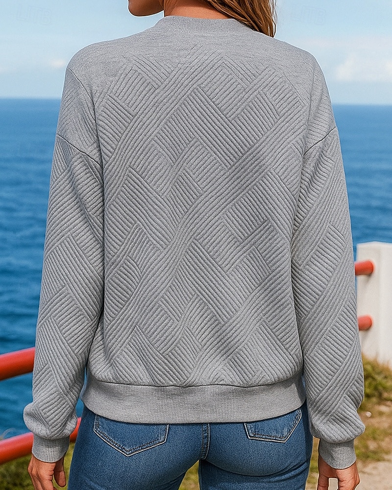 Жен. Однотонный Пальто для отдыха на природе Куртка на молнии Осень Длинный рукав Одежда для спорта и отдыха Мода На открытом воздухе Путешествия Черный Белый Зеленый Спортивная одежда 2026 - $28.99 –P2