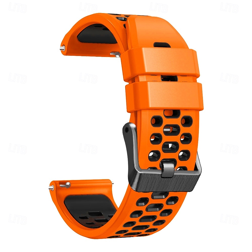 Bracelet de Montre  pour Garmin Samsung Huawei Amazfit Polar Xiaomi Ticwatch GTR 4/3 Pro / 3/2/2e / 47mm, Stratos 3/2S / 2, Pace 1 GT Watch / GT 2 Pro / GT 46mm / GT 2 46mm / GT 46mm / GT Active de 2025 ? $15.99 –P17