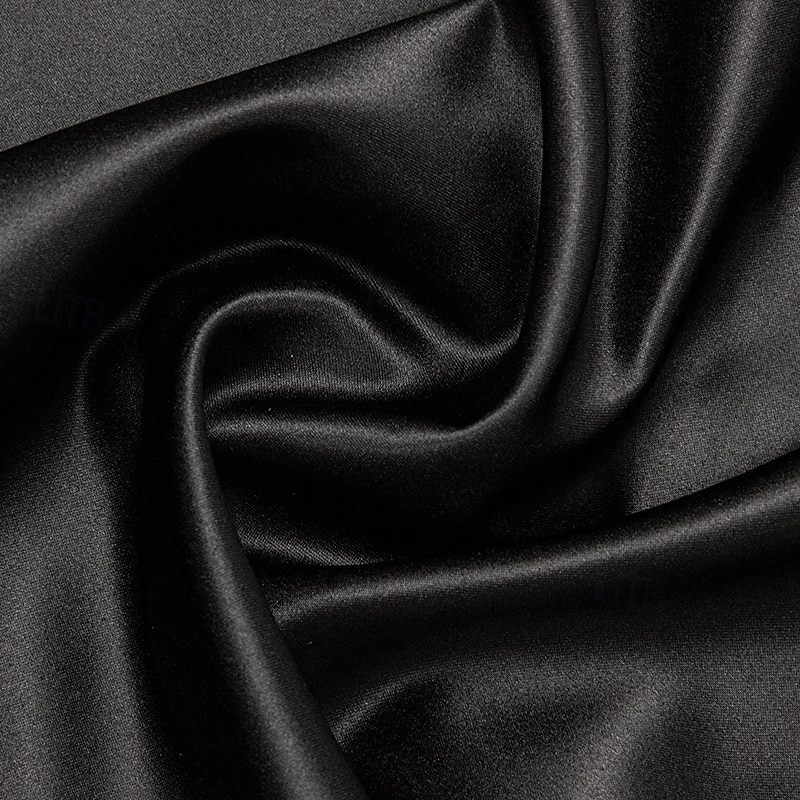 Svart slips A-linje paljett cocktailkjoler elegant kjole formell bryllup telang 3/4-ermet v-hals stretch sateng med sløyfe(r) 2025 2025 - $149.99 –P3