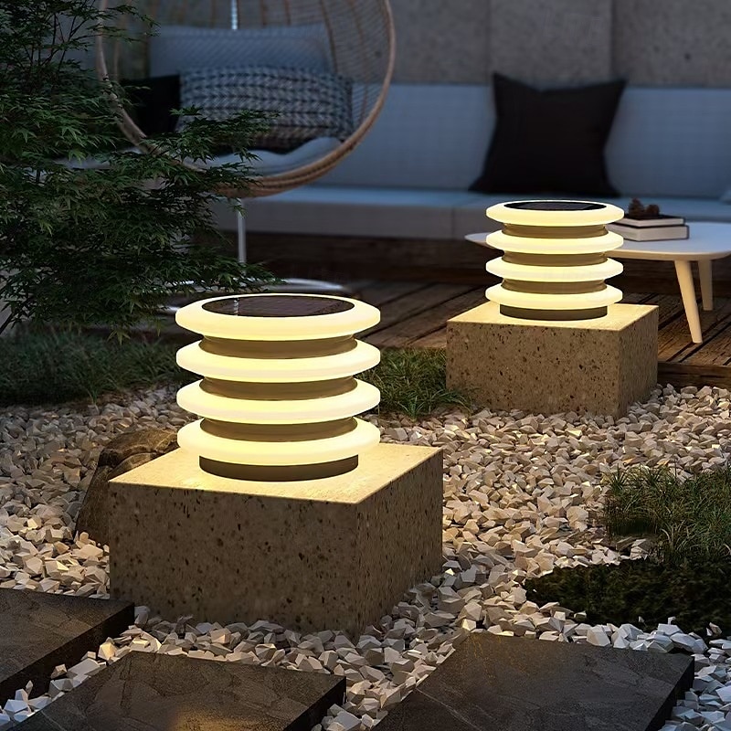 Lampada da esterno a LED, lampada da terra impermeabile, per cortile, portico, patio, esterno, terrazza, garage, cortile, lanterna da terra esterna del 2025 a $302.19 –P3