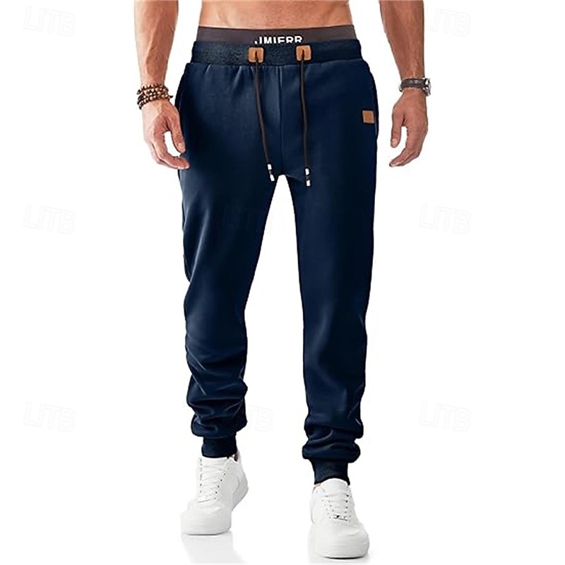 Per uomo Pantaloni in Pile Pantaloni da tuta Joggers Pantaloni invernali Pantaloni Coulisse Tasca Elastico in vita Semplice Comodità Caldo Sport all'Aperto Quotidiano Moda Casual Nero Giallo del 2025 a $21.99 –P14