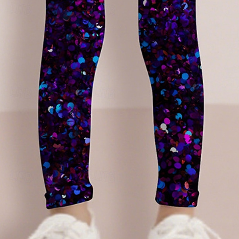 Voor meisjes 3D Grafisch Broek Legging Lente Herfst leuke Style Basic Kinderen 4-12 jaar Buiten Casual Dagelijks Normale pasvorm 2025 - $10.49 –P4