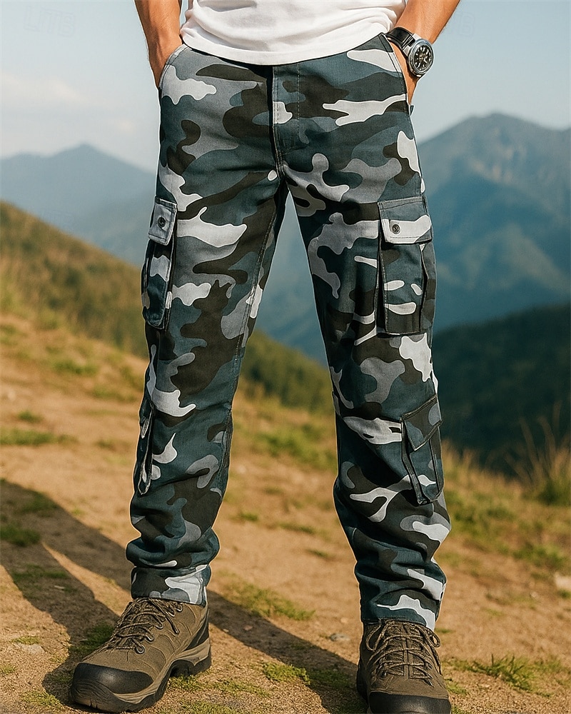 Voor heren Combatbroek Cargohosen Wandelbroek Camouflage Kleur Buiten Normale pasvorm waterdicht Winddicht Broeken / Regenbroek / Overbroek Zak jungle camouflage Legergeel Katoen Kamperen&Wandelen 2025 - $35.99 –P4
