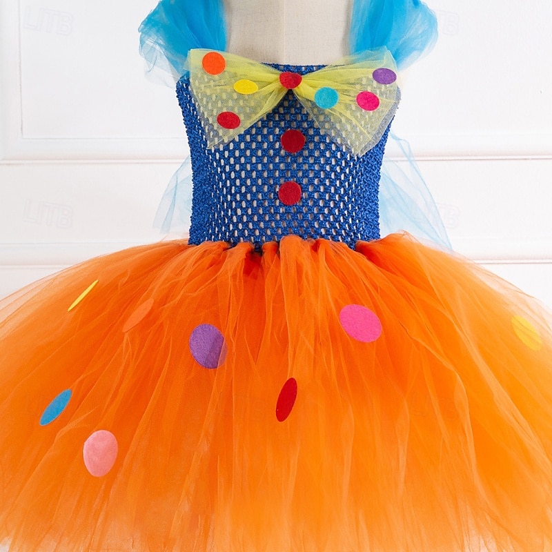 Joker Clown Pomni Halloween Outfits Costume Circus Carnival Costume Cosplay Kid's Girls' Carnival Mardi Gras Performance Party Stage Easy Halloween Costumes Dress Up 2026 - $35.99 –P9