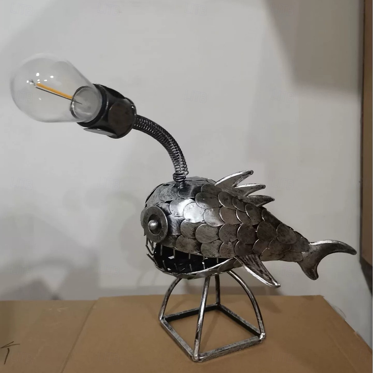 Лампа-рыболов, перезаряжаемая через USB, настольная, металлическая, ручная работа, для дома 2025 - $18.49 –P5