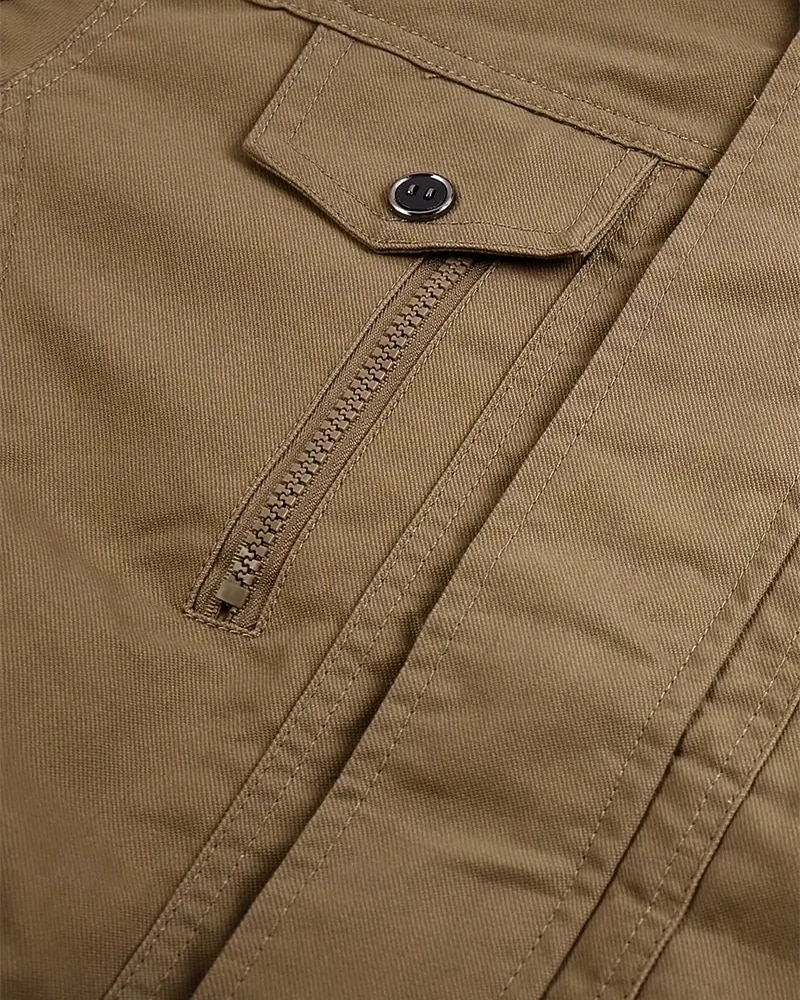 Miesten Utility takki Cargo takki Loma Päivittäin Pidä lämpimänä Tasku Syksy Talvi Tavallinen Muoti Klassinen Kauluskäänne Normaali Musta Khaki Armeijan vihreä Jackets 2026 - $44.99 –P5